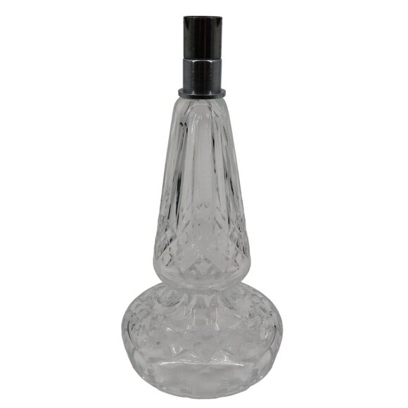 Waterford Crystal 9in Candelabra Luster Base Replacement Part Lighting Piece - Picture 1 of 12